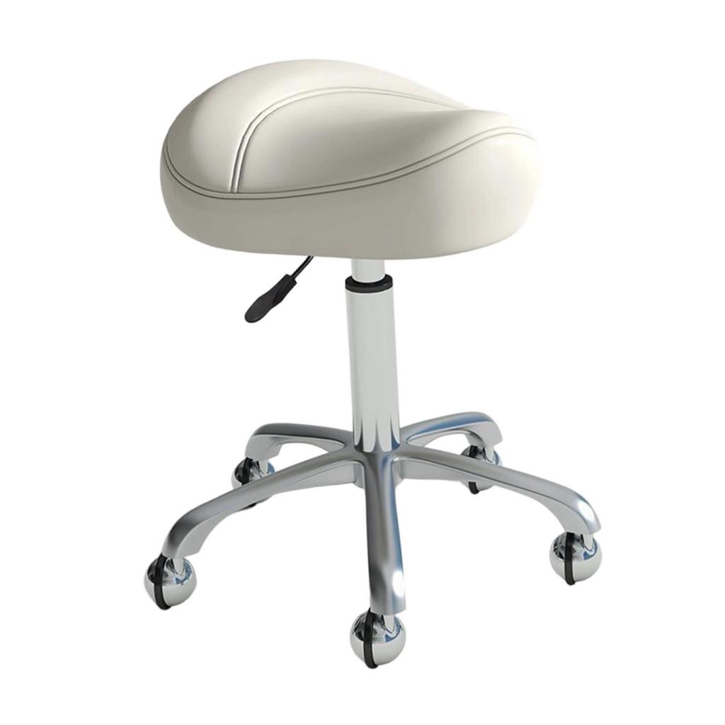 Saddle Stool Stable Work Massage Stools Task Chair for Beauty Office Beige