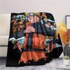 Coperta in Flanella con Motivo Naruto Uzumaki, Alta Qualità, Confortevole per Tutte le Stagioni, Decorazione per la Casa, Calore e Comfort, Perfetta per Regali.