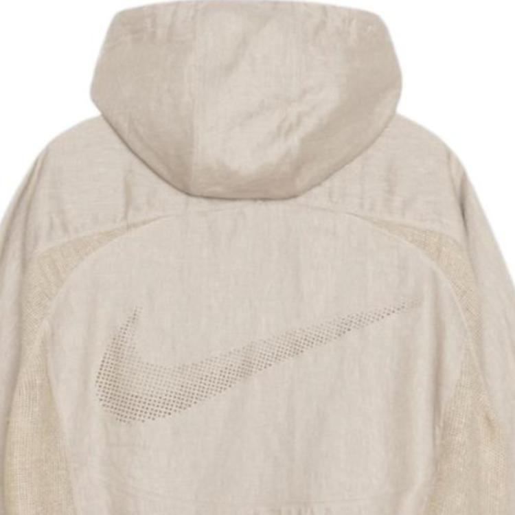 Stussy x Nike Linen Shell Jacket (Asia Sizing) Chino Unisex Streetwear FZ5752-263