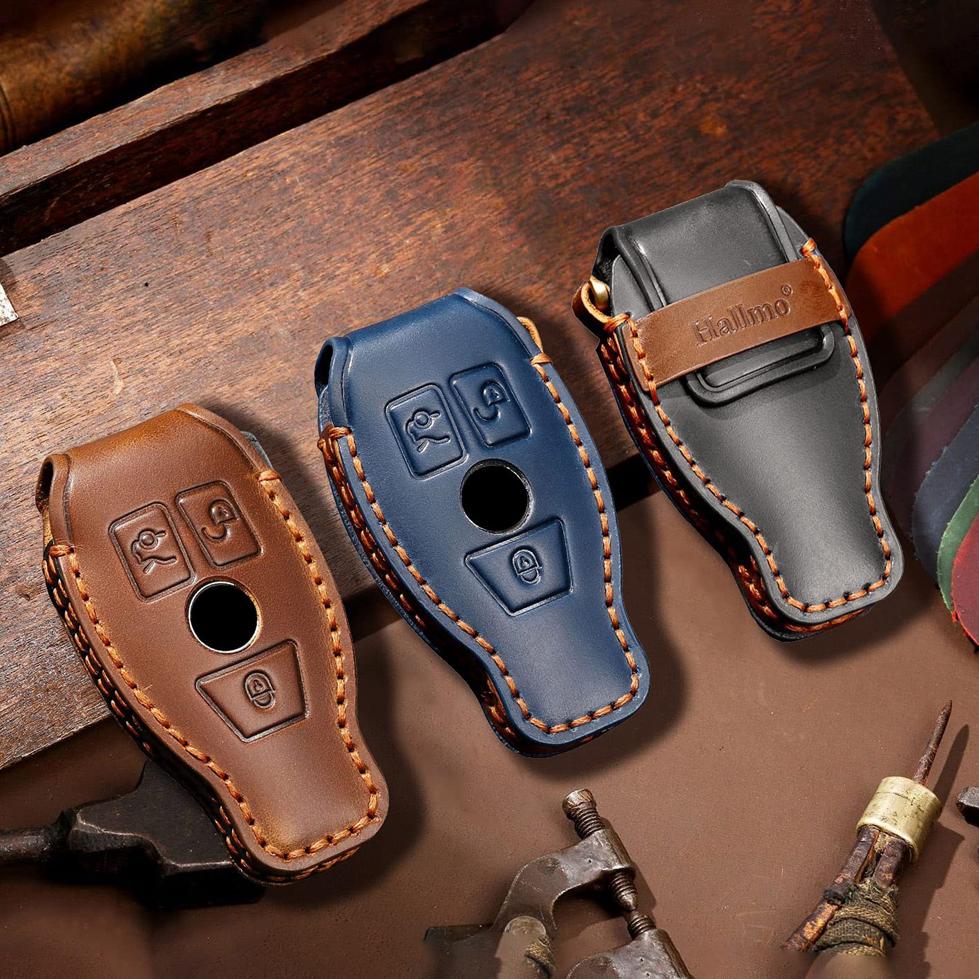 

Пустой чехол для ключа-карты Mercedes-Benz Smart, Крышка ключа, Стильный, Хорошая текстура, Высокое качество, Держатель для ключа, A Black чёрный