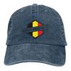 Wout Van Aert Baseball Caps  Accessories Retro Distressed Denim Sun Cap Fashion Men's Baseball Cap