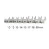 8Pcs Replaceable Open End Spanner 10 To 19mm L-shaped Wrench Portable Wrench Replacement Head