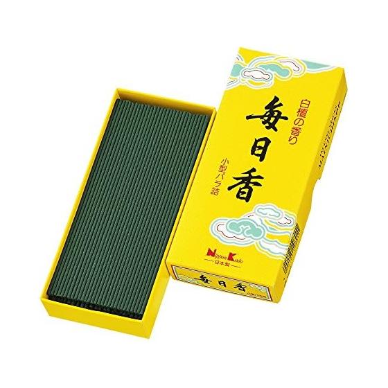 Mainichi Incense Small Bulk Packing Approx. 70g Incense Stick Nippon Kodo Made in Japan Sandalwood Sandalwood Incense Wood