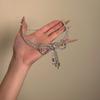 Exquisite Rhinestone Bow & Pearl Clavicle Necklace for Women