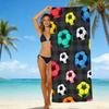 Football Printed Microfiber Beach Towel Quick Dry Absorbent Bath Towel For Seaside Swimming