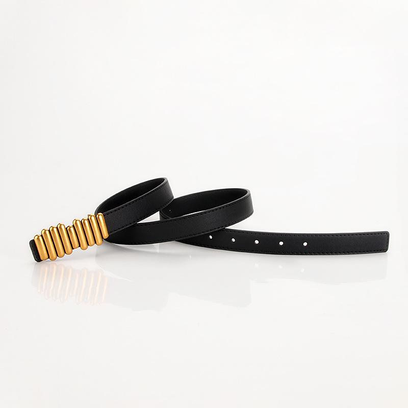 

Женский ремень Caterpillar с декоративной пряжкой из сплава в стиле ретро для джинсов чёрный