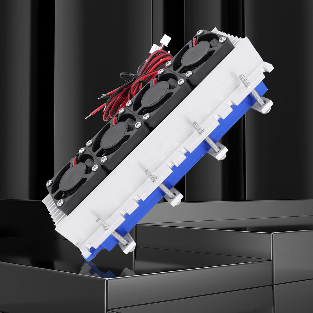 DC 12V Peltier Air Conditioning Unit Thermoelectric Air Conditioner Cooling System DIY Kit Semiconductor Homemade Cooling System