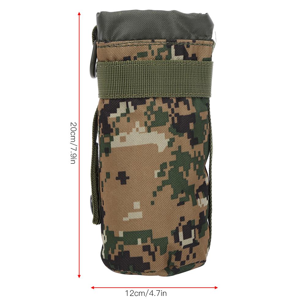 Outdoor Multifunction Nylon Tactics Sport Water Bottle Bag Hanging Package for Cycling