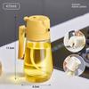 New 470ml Oil Spray Pot 2-in-1 Plastic Household Kitchen Oil Bottle Nebulizing Mist Filling Cooking Oil Spray Pot Dual Use