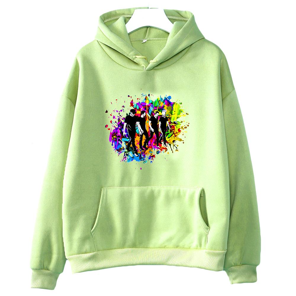 Mikiny Coldplay Band Tour s grafickým potiskem Hip Hop Pohodlná mikina s dlouhým rukávem Gotické oblečení Sudaderas Grunge Mikina