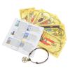Russian Tarot Card Set: Gold Foil PVC, Waterproof with Instruction Manual