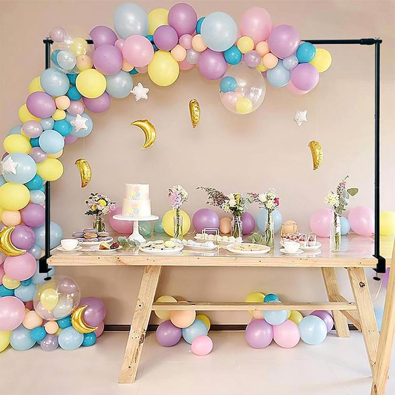 Over The Table Rod Stand Adjustable Length Suitable For Multi Table Size Metal Balloon Flower Arch Frame Weddings Decoration