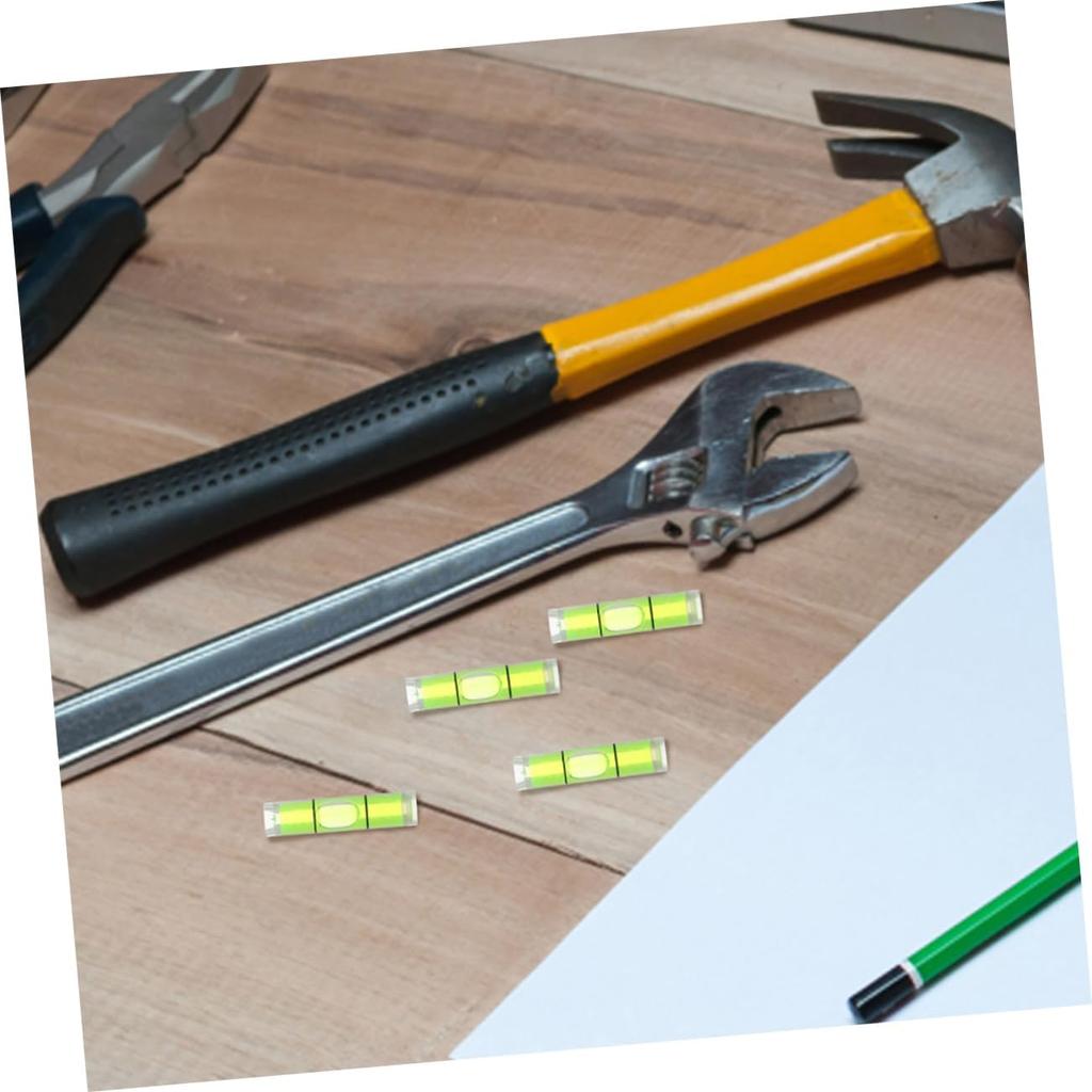 50 Small Bubble Leveler Tools Cylindrical Precision Spirit Levels 8x23mm Compact for Easy Carrying