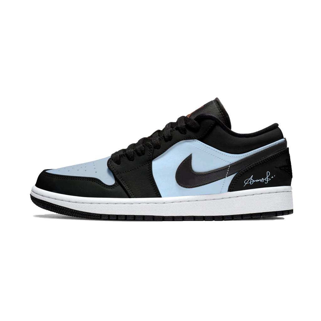 Jordan Air Jordan 1 Cloud Foot, Maris Sal Dark Chocolate Low top Vintage Basketball Shoes Men's 553558-165(Team2267-)