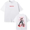 Chainsaw Man Anime Print T-Shirt, Vintage Cartoon Reze Print Tee, Soft Cotton Casual Fashion Men And Women Comfortable T-shirt