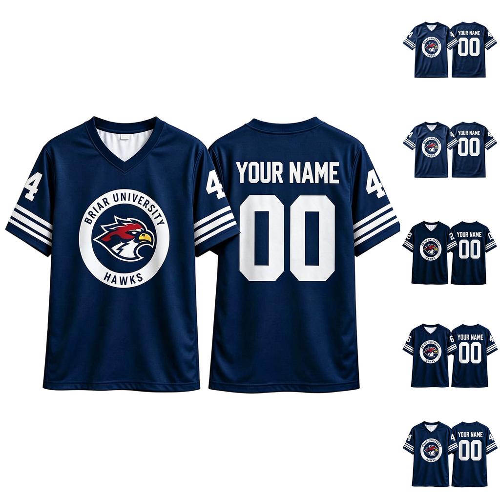 Custom Football , DIY Personalized Sports Uniform for Men Women Youth, Printed Team and Number, Perfect for Day and