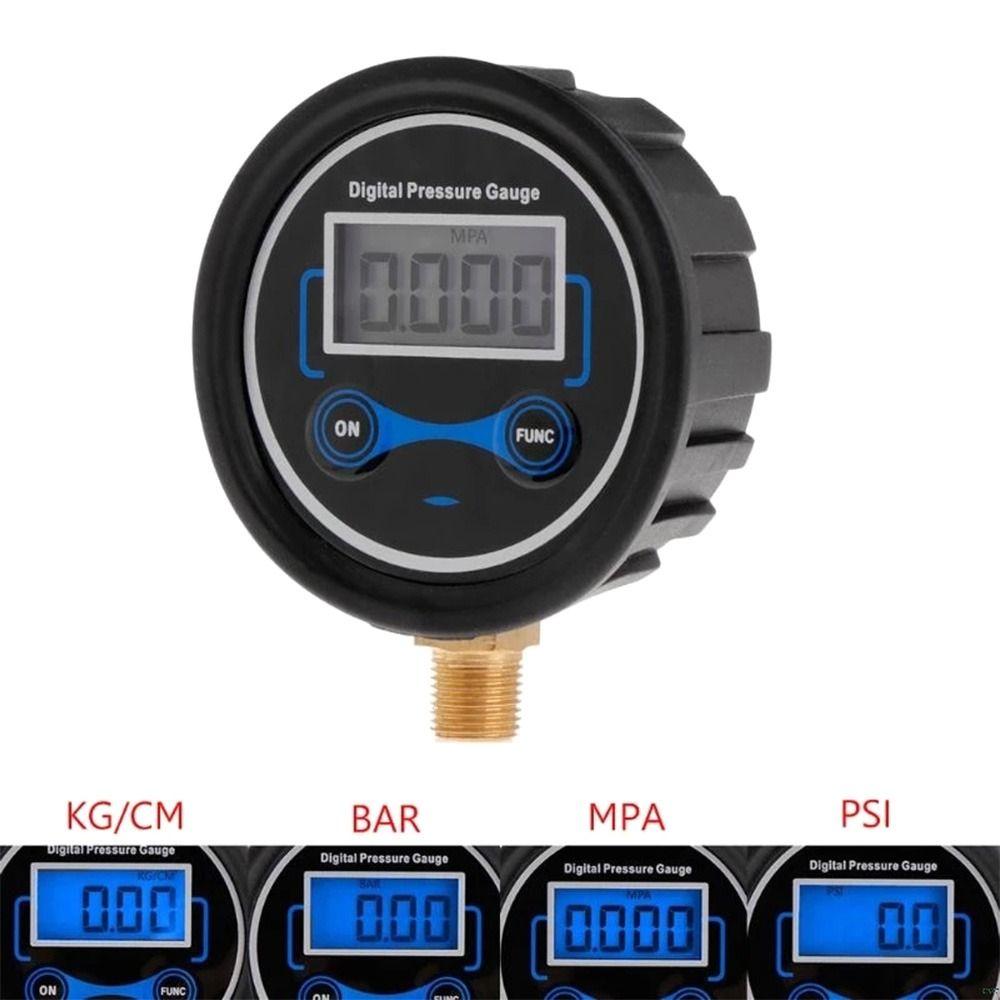 Precision 1/8" NPT Precision: 0.01Bar Digital Tire Pressure Gauge 0-200PSI PSI Meter Tyre Air Gauge
