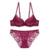 Women's Push-up Lace Bra Set: Enhances Small Breasts, Collects Side Fat, Prevents Sagging - Sexy Autumn/Winter Lingerie