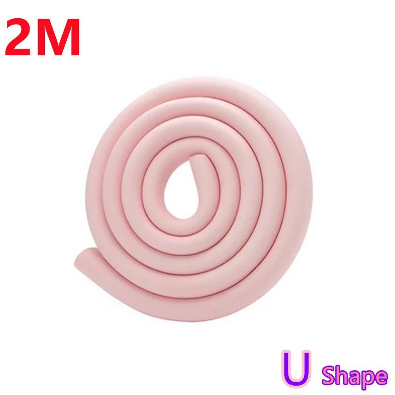 2M Baby Safety Corner Protector Solid Color Edge Guards for Childproofing Home Furniture Corners Table Angle Protection Tape