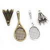 10pcs Badminton Chrams Metal Alloy Antique Silver Plated Bronze Pendants DIY Charms DIY Jewelry Making Findings Accessories