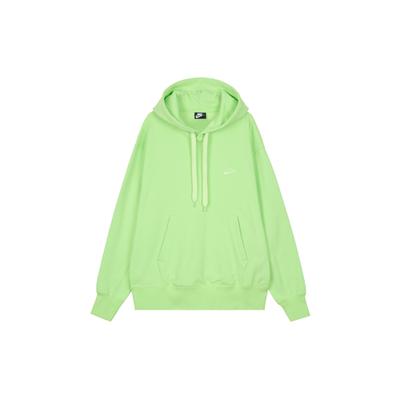 Nike Sportswear French Terry Embroidered Logo Hoodie Long Sleeve Men Top Acid-Green DA0024-399