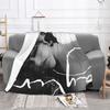 Music Singer Ayliva Blankets Soft Warm Flannel Throw Blanket Cover for Bed Living room Picnic Travel Home Couch
