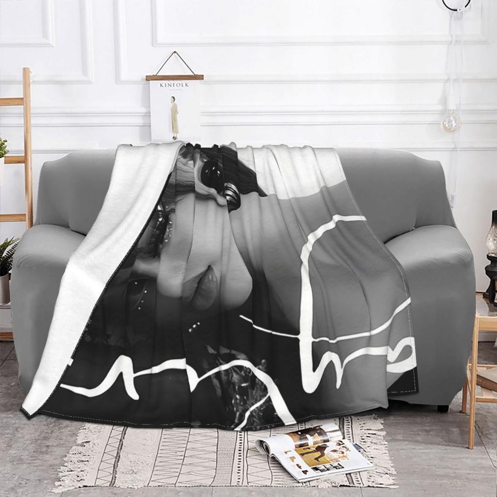Music Singer Ayliva Blankets Soft Warm Flannel Throw Blanket Cover for Bed Living room Picnic Travel Home Couch