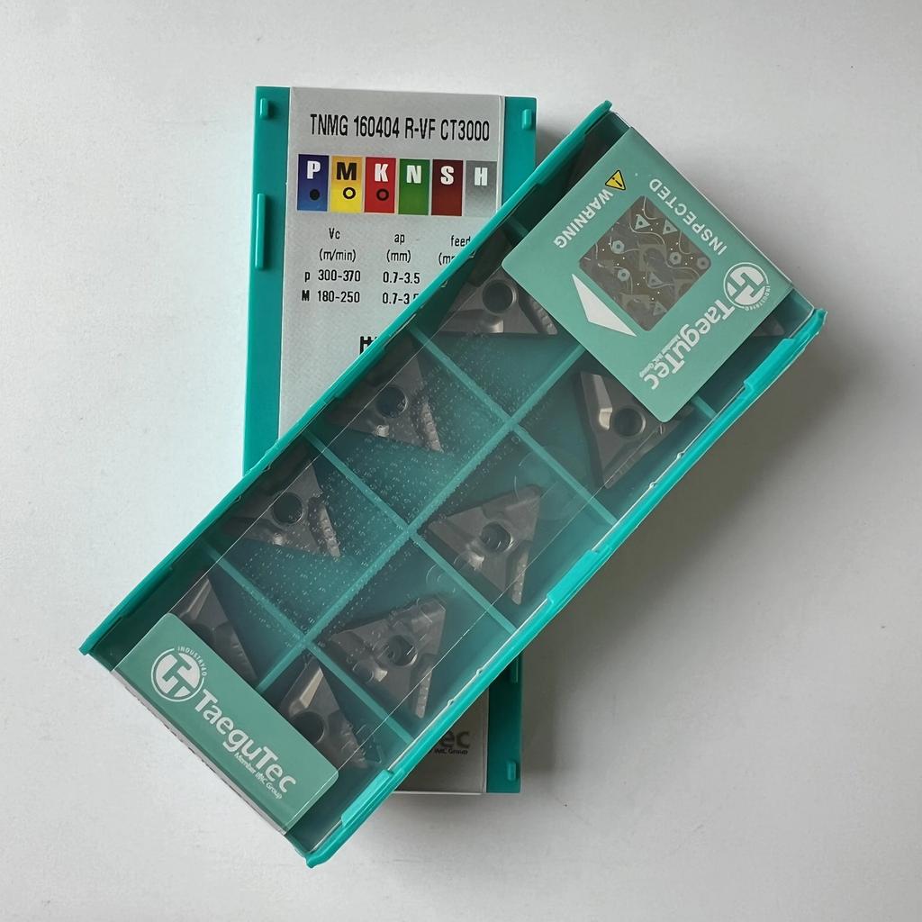 TNMG160404R-VF CT3000 / Industrielle Wendeschneidplatten aus Hartmetall 10 Stück