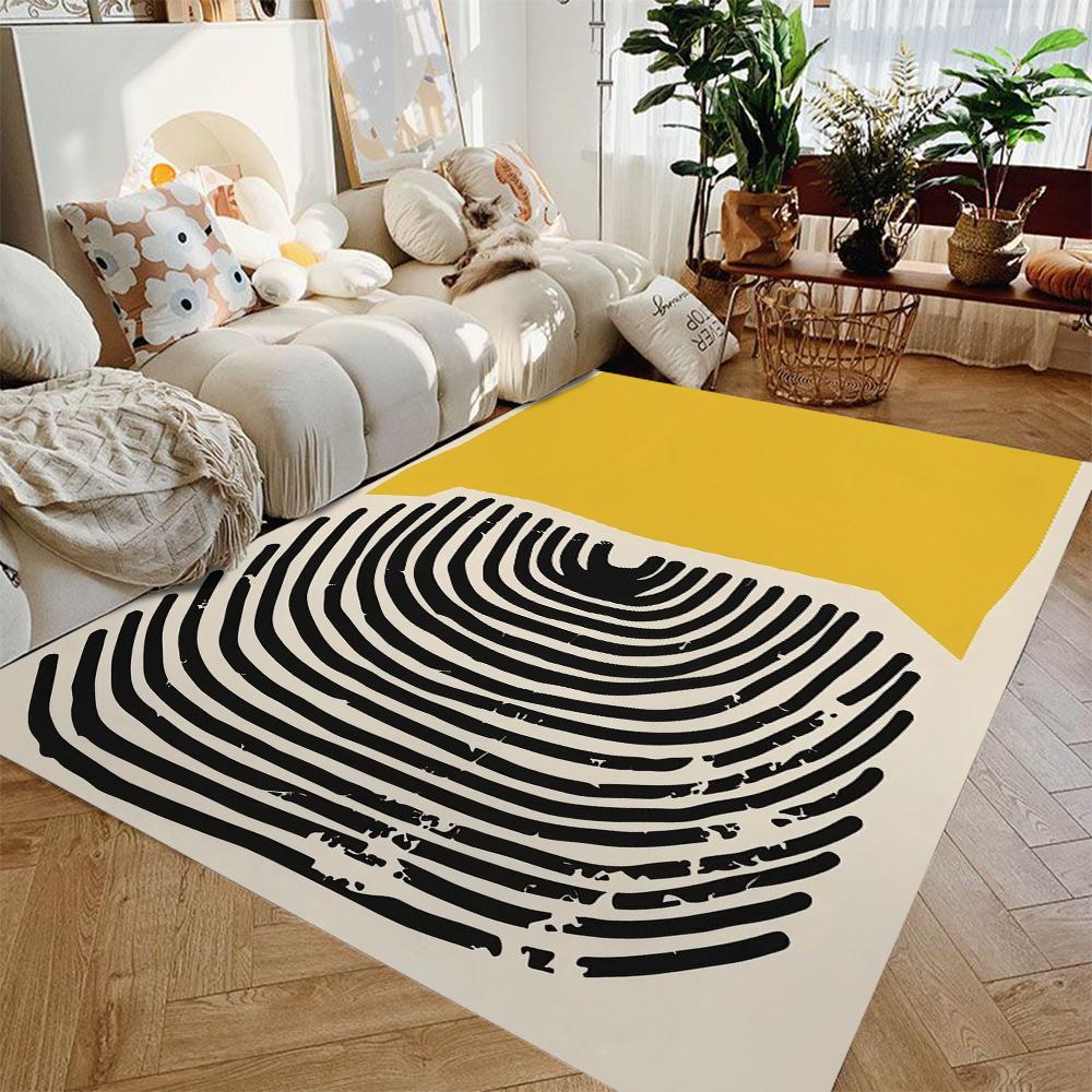 

Minimalism Art Area Rugs Anti Slip Machine Washable Carpet Bedroom Living Room Bathroom Dormitories Floor Mat 40x60cm16x24in