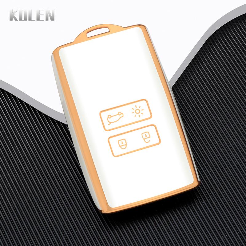 Tpu Car Key Cover Case Shell Fob For Renault Koleos Kadjar Captur Megane Talisman Espace Clio Zoe Scenic 4 Arkana Dacia Sandero
