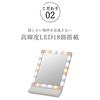 SMALY Actress Mirror with Hollywood Battery Portable Light, Tabletop, Wall-Mounted, Mirror, USB, Operated, 2-Way,