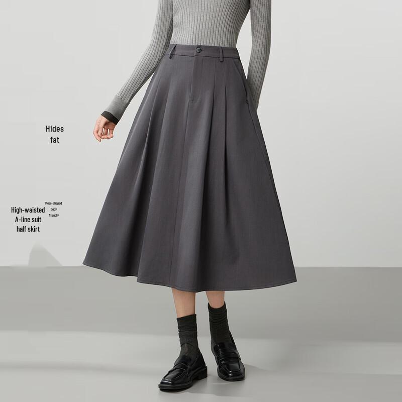 FivePlus A-Line Midi Skirt L