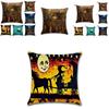 High-quality Flax Halloween Pumpkin Pillow Covers For Witch And Haunted House Decor