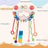 Montessori Toys for Baby Sensory Toys Crab Travel Toys Toddlers 1 2 3 Year Old Pull String Fidget Toys Birthday Gifts