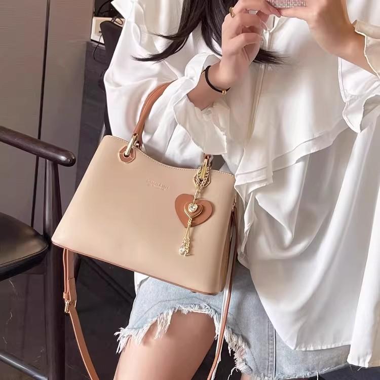 520 Geschenk für Freundin Exquisite Echte Leder Handtasche Neu Einzelne Schulter Crossbody Muttertagsgeschenk