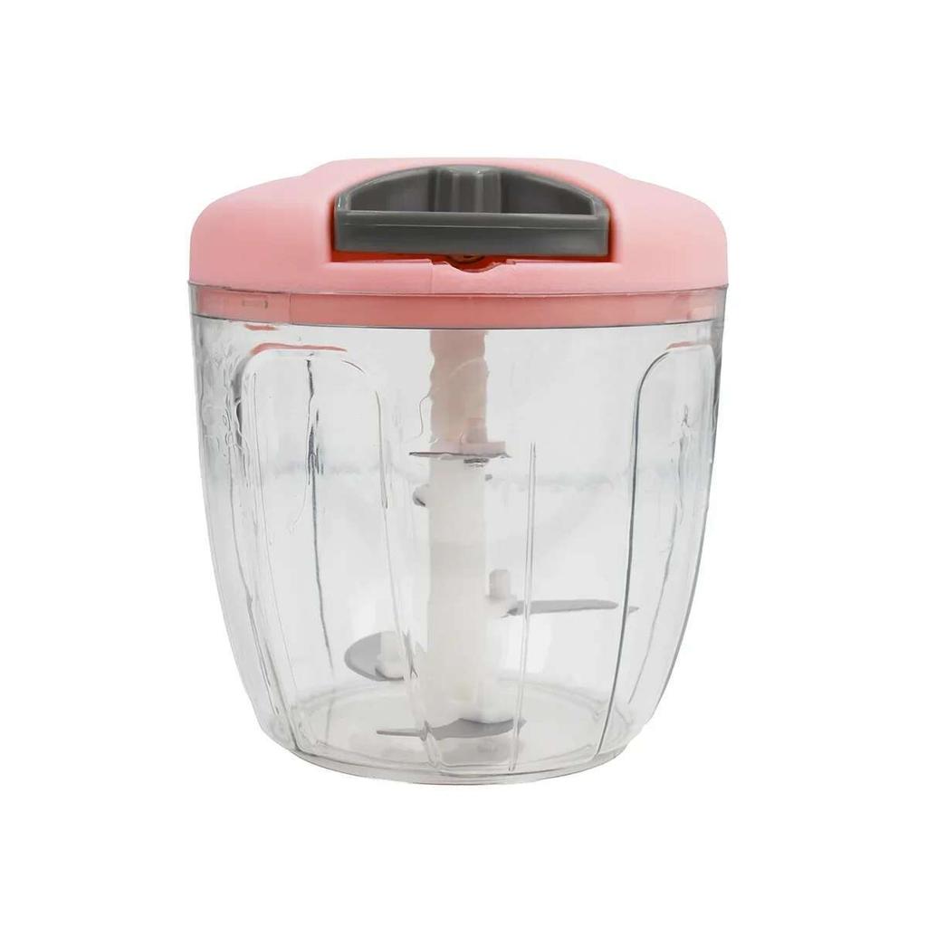 Manuelle Presse, Manueller Seil-Lebensmittelprozessor, Handhacker, Zieher, Knoblauchpüree-Mixer, Küchenwerkzeug, 500 ml, 900 ml