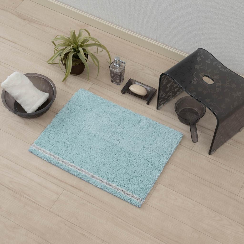 Senko SDS Tornado R Bath 35 x 50 Comfortable Product Number 16483 Mat, Approx. cm, Gray, Absorbent, Quick-Drying, Antibacterial, Odor-Resistant,