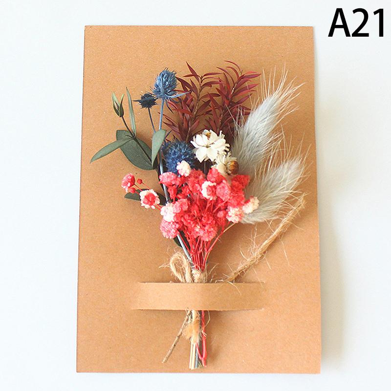 1 Buquê Mini de Flores Secas Naturais Boutonnieres para Madrinhas Decoração de Natal Casamento Dia dos Namorados Materiais Florais DIY