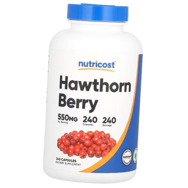 Экстракт боярышника, Hawthorn Berry 550, Nutricost  240капс (71647109)
