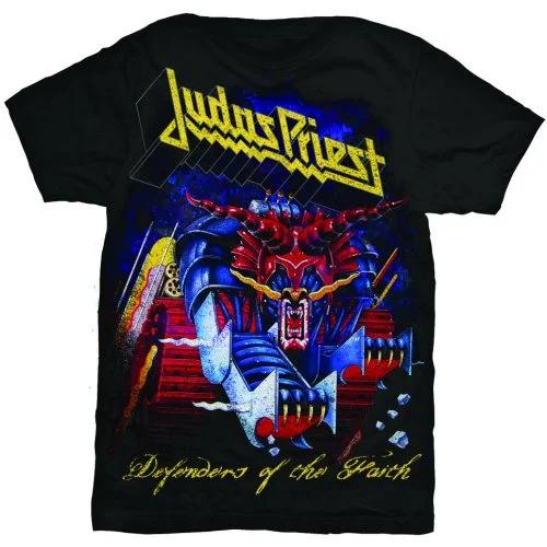 Top Judas Priest Graphic Cotton Tshirt Unisex Summer Short Sleeve Fashion Brand Tee Luxury Casual Vintage Tees