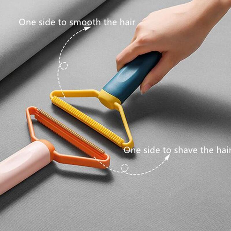 Wiederverwendbarer Fusselentferner Reinigungstücher Tierwolle Haarbürste Fusselknötchen entfernen Teppichschaber Kleberolle für Katze Hund Zuhause