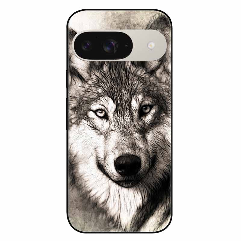 Funda For Google Pixel 9 / Pixel 9 Pro / Pixel 9 Pro XL Cases Soft Silicone Lion Cat Fashion Back Cover For Pixel 9 Pro XL Coque