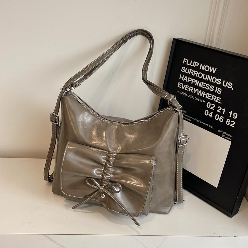 Commuter Bag Large Capacity Shoulder Bag Women's Backpack Soft Leather Tote Bag Crossbody Bag