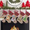 Christmas Decor Diamond Art Kits Xmas Penguin Diamond Present Stockings Xmas Elk Diamond Painting Stocking DIY for Holiday Favor