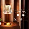 3 Colors Crystal Table Lamp Nordic Style Gold Bedside Lamp Modern Nightstand Light  Bedroom