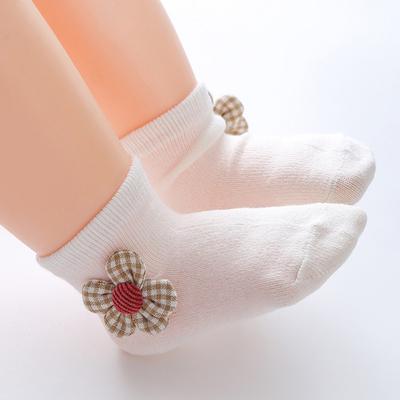 1Pairs Baby Floor Socks Soft Portable Cotton Feet Warmer Baby Short Socks for Winter