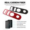 Real Carbon Fiber Sticker For Seat Leon Altea 2005 2006 2007 2008-2010 2011 2012 For Toledo 2005-2009 LHD RHD Car Door Lock Gear