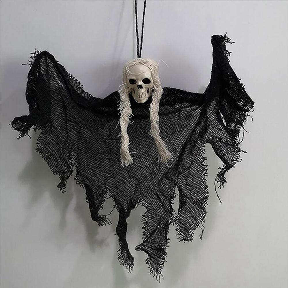 New Arrival 30cm Halloween Hanging Ghost Huanted House Decoration Grim Reaper Horro Props Home Door Bar Halloween Decorations