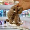 Soft Elephant Keyring Cute Cartoon Animal Bag Pendant Trinket Plush Stuffed Keychain  Kids