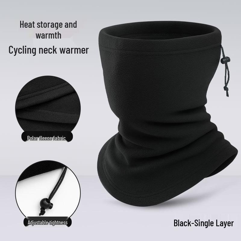 Adjustable Multifunctional Neck Warmer: Windproof Skiing & Cycling Gaiter for Autumn & Winter